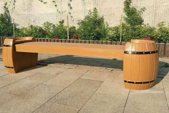 來(lái)賓仿木水泥椅